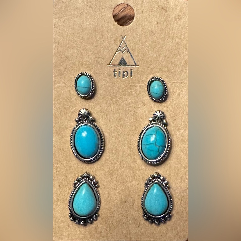 Turquoise earrings ￼
